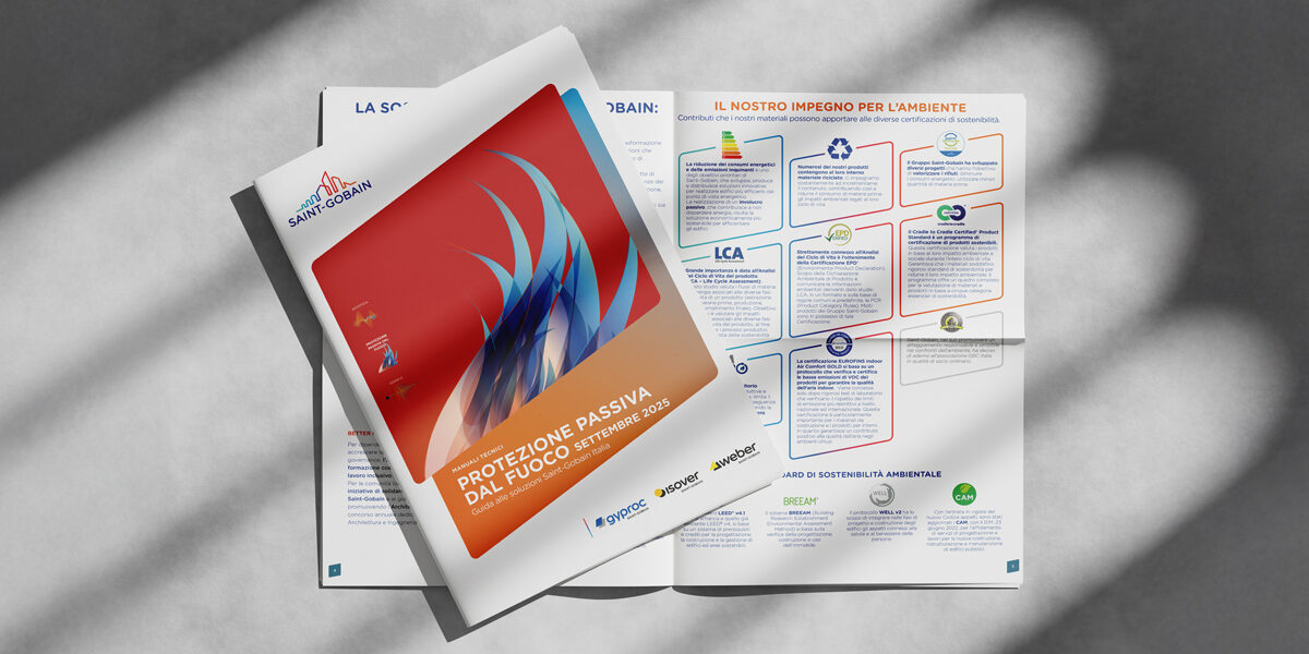 Saint-Gobain Italia, leader nella produzione di materiali e soluzioni innovative per l’edilizia e storico partner di Isolservice Fidenza, presenta la nuova edizione del Manuale di Protezione Passiva dal Fuoco settembre 2025 Gyproc.