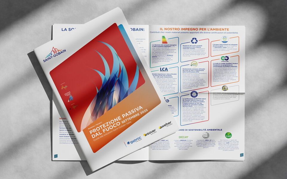 Saint-Gobain Italia, leader nella produzione di materiali e soluzioni innovative per l’edilizia e storico partner di Isolservice Fidenza, presenta la nuova edizione del Manuale di Protezione Passiva dal Fuoco settembre 2025 Gyproc.